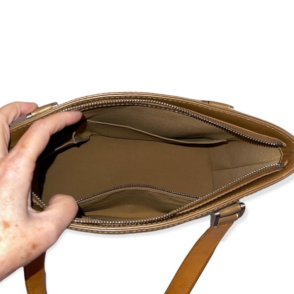 LOUIS VUITTON Vernis Stockton Tote Golden Bronze LV Bag - Picture 14 of 16